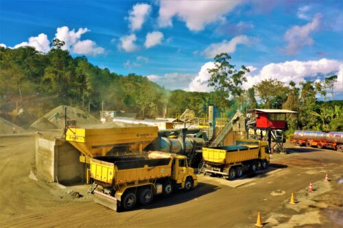 MARINI Latin America asphalt plant in operation in the state of Santa Catarina